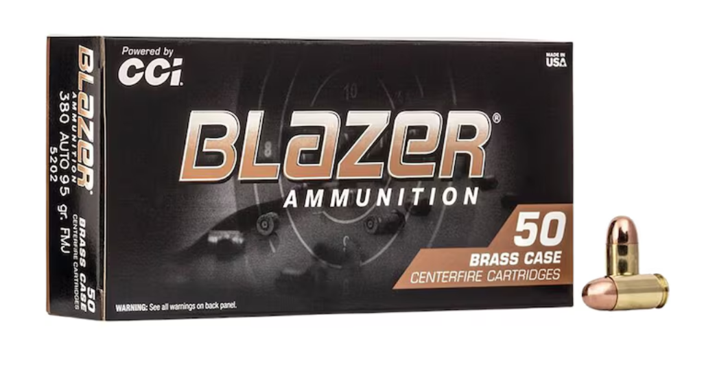 купить Blazer Brass 380 ACP Ammo 95 Grain Full Metal Jacket