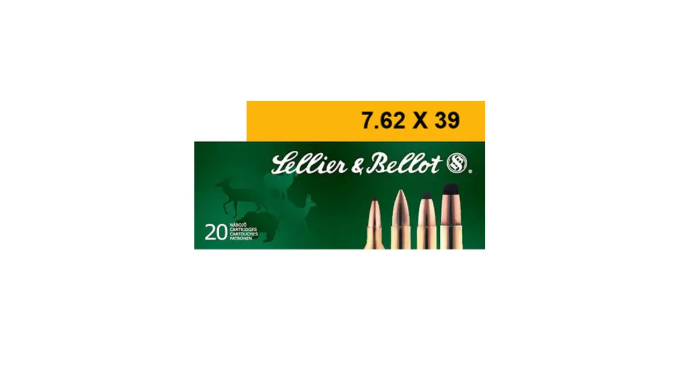 купить Sellier & Bellot 7.62x39mm 124 Grain Full Metal Jacket