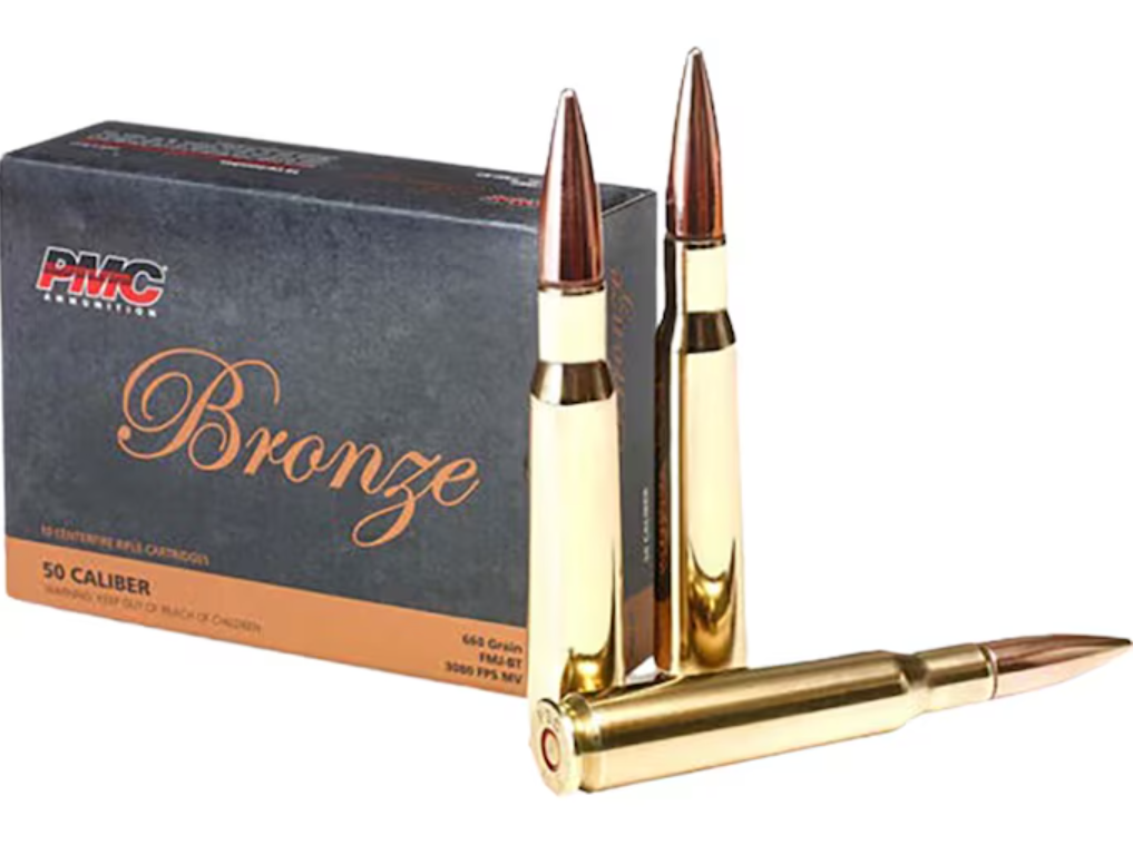 купить PMC Bronze 50 BMG Ammo 660 Grain Full Metal
